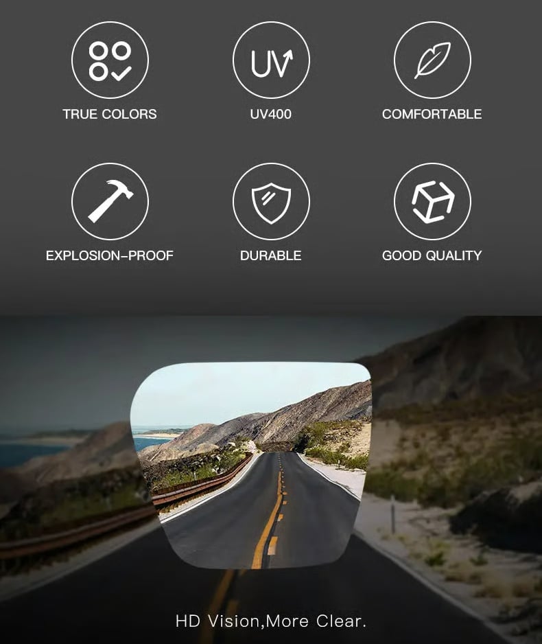 ☀️🕶️Dailyardtool® UV400 Photochromic Polarized Safety Glasses – 🥇Impact Resistant Outdoor Sports & Work Eyewear✨