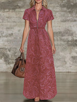 ?? Timeless Paisley Print Maxi Dress: Effortless Elegance for Every Occasion