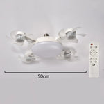 🌀Dailyardtool® New E27 Socket Ceiling Fan Light – 2‐in‐1 Silent LED Fan with Remote Control