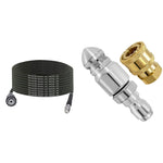 Dailyardtool®Triple-layer burst-proof hose – PVC & stainless steel. Universal connector, easy install. Perfect for heavy-duty cleaning! 🚿🔧