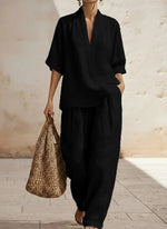 New Arrivals?? Women's Casual Cozy Minimalist Linen Two-piece Set