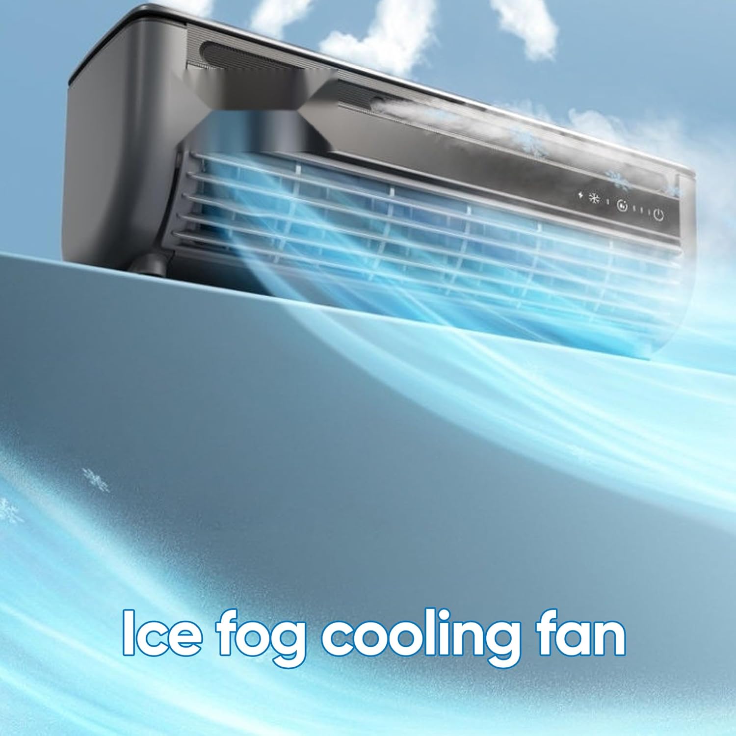 Dailyardtool® Upgraded 3 Wind Modes Portable Wireless Wall Mounted Air Conditioner