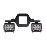Dailyardtool® 2pcs 4 Inch LED Pods with Tow Hitch Mounting Brackets