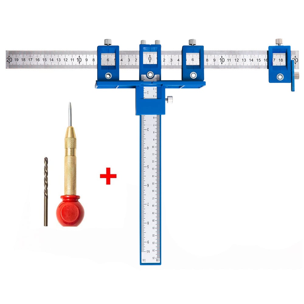 Dailyardtool® Woodworking Punch Locator Drill Guide