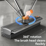 Dailyard™3-in-1 Adjustable Floor Scrub Brush – 360° Rotating Cleaning Tool
