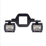 Dailyardtool® 4 Inch LED Pods with Tow Hitch Mounting Brackets