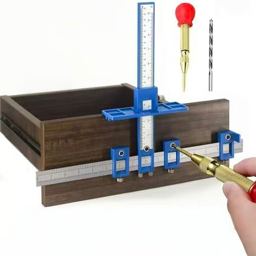 Dailyardtool® Woodworking Punch Locator Drill Guide