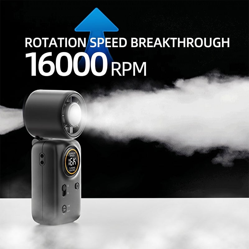 Dailyardtool® Handheld Turbo Fan with Ice Cooling