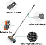 Dailyard™3-in-1 Adjustable Floor Scrub Brush – 360° Rotating Cleaning Tool