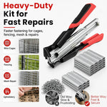 Dailyard™Auto-Feed Hog Ring Pliers Kit –Heavy Duty Fence & Cage Fastening Tool