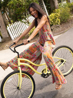 ?? Boho Patchwork Floral Wide-Leg Jumpsuit (XL-5XL)