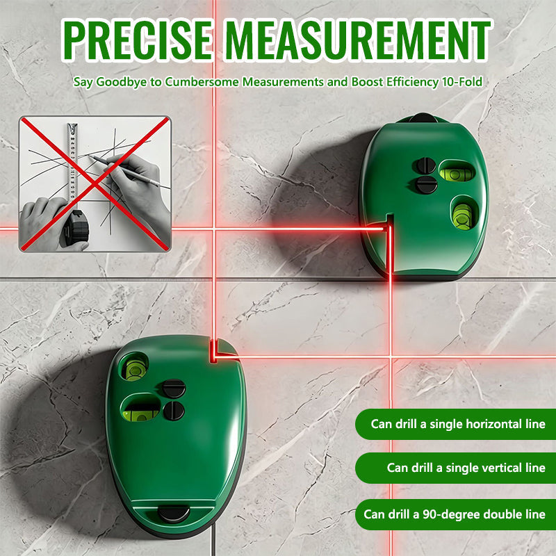 Dailyardtool® High-Precision Infrared Laser Level - Mini Outdoor Strong Light Marking Tool