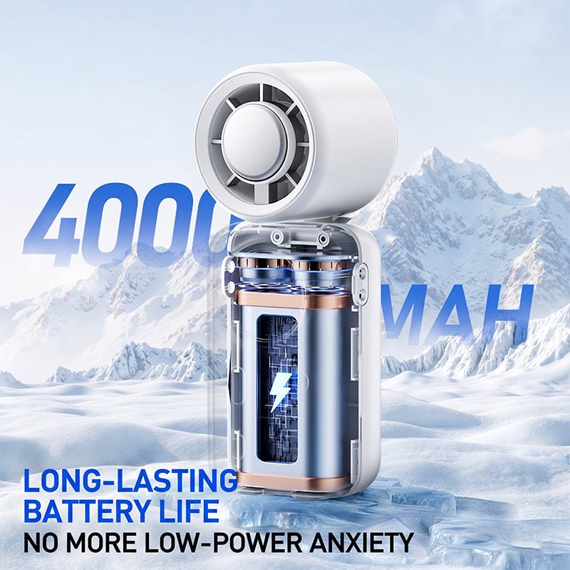 Dailyardtool® Handheld Turbo Fan with Ice Cooling
