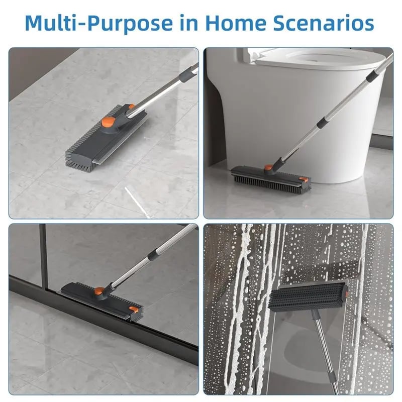 Dailyard™3-in-1 Adjustable Floor Scrub Brush – 360° Rotating Cleaning Tool
