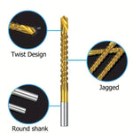 Dailyardtool®Titanium-Coated Drill Bit Set