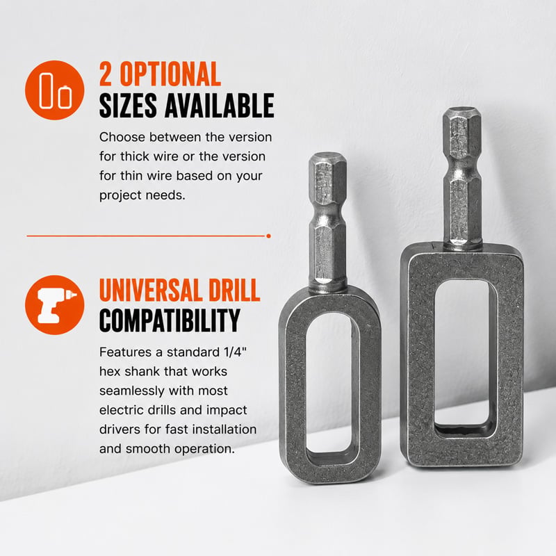 Dailyard™Steel Wire Twisting Tool for Drill - Fast Tightening & Auto Trimming Wire Twist Attachment