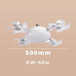 🌀Dailyardtool® New E27 Socket Ceiling Fan Light – 2‐in‐1 Silent LED Fan with Remote Control