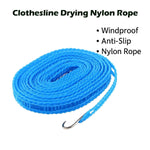 Dailyardtool® 5M Windproof Portable Clothesline with Hooks
