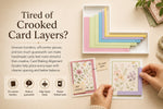 Dailyardtool® Card Making Alignment Guides Set | Create Perfectly Aligned Handmade Cards Without Guesswork or Crooked Corners ✨
