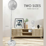 Dailyard™Telescopic Folding USB Charging Fan – Adjustable height, quiet operation & portable – perfect for desk, travel or outdoor use