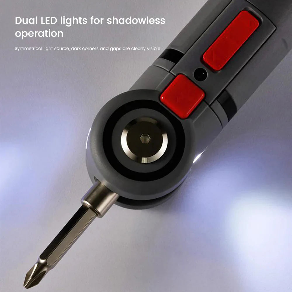 Dailyardtool®Mini Cordless Electric Screwdriver Kit – Power Up Anywhere