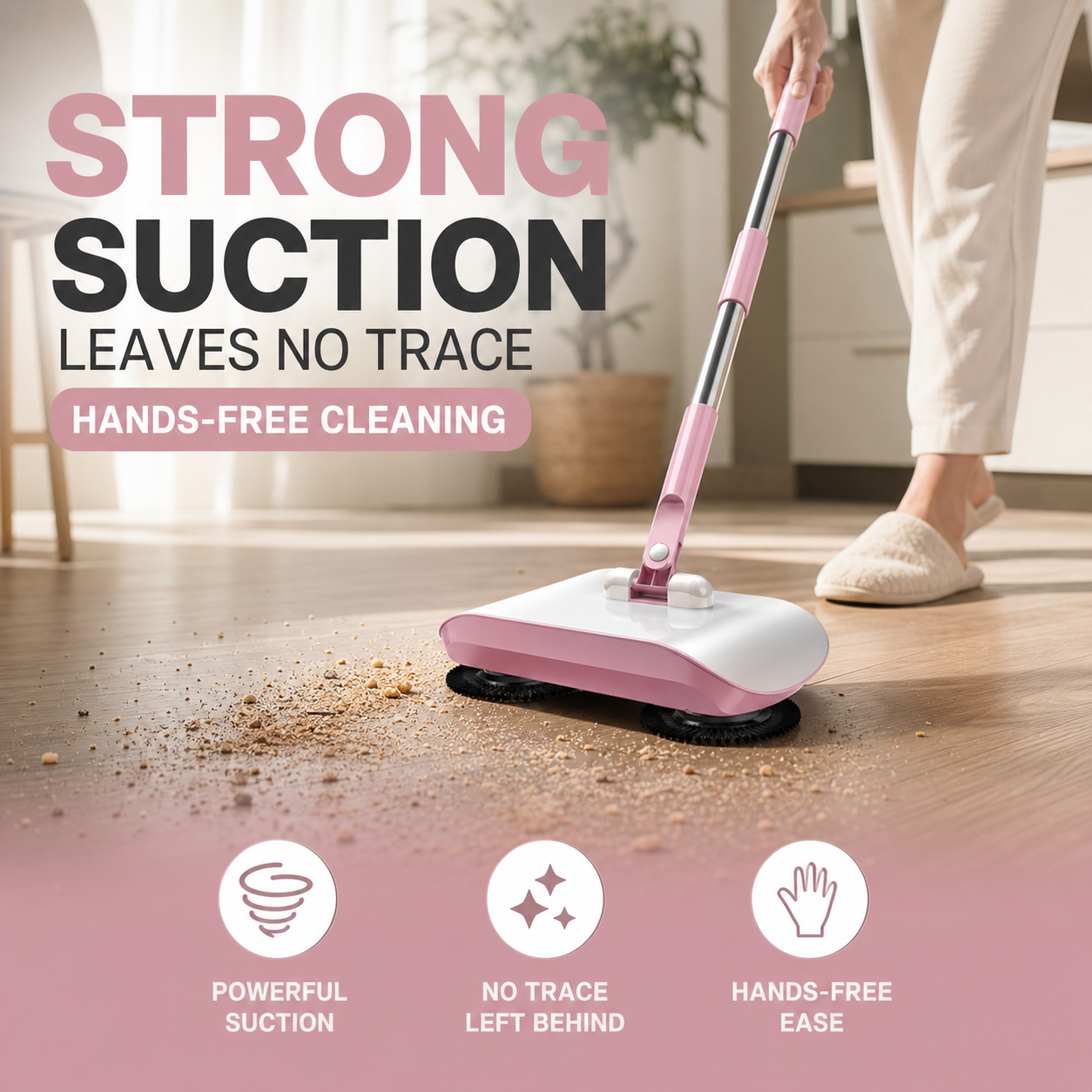 Dailyardtool®Smart Robot Vacuum Cleaner with Mop & Broom