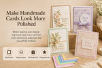 Dailyardtool® Card Making Alignment Guides Set | Create Perfectly Aligned Handmade Cards Without Guesswork or Crooked Corners ✨