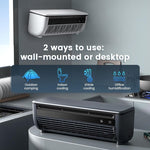 Dailyardtool® Upgraded 3 Wind Modes Portable Wireless Wall Mounted Air Conditioner