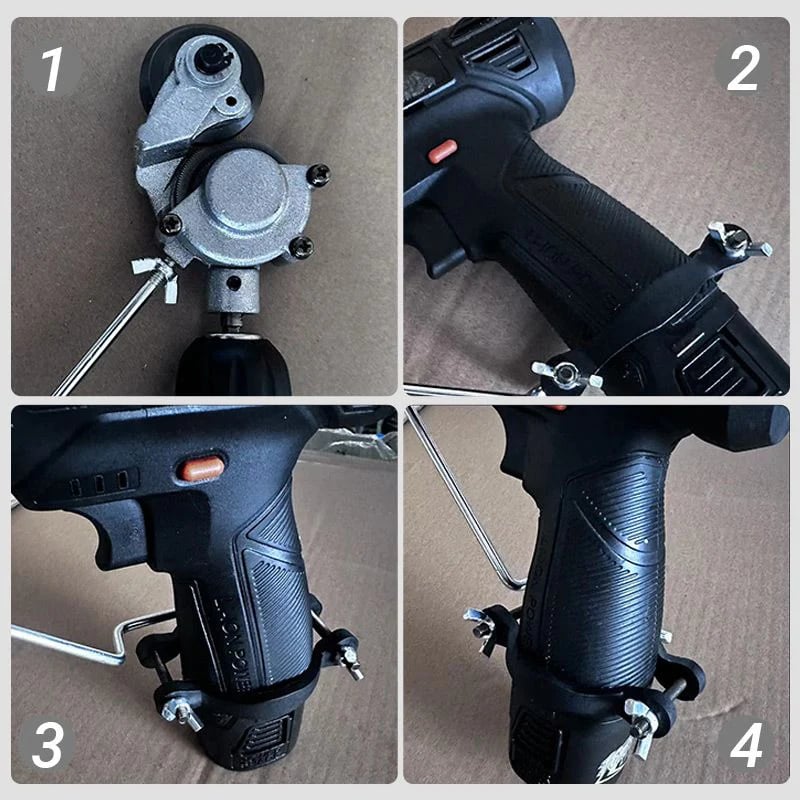 Dailyard™ Electric Drill Sheet Metal Cutter - 3-in-1 Tool for Steel, Aluminum & Copper with Laser-Guided Precision 🔧💥