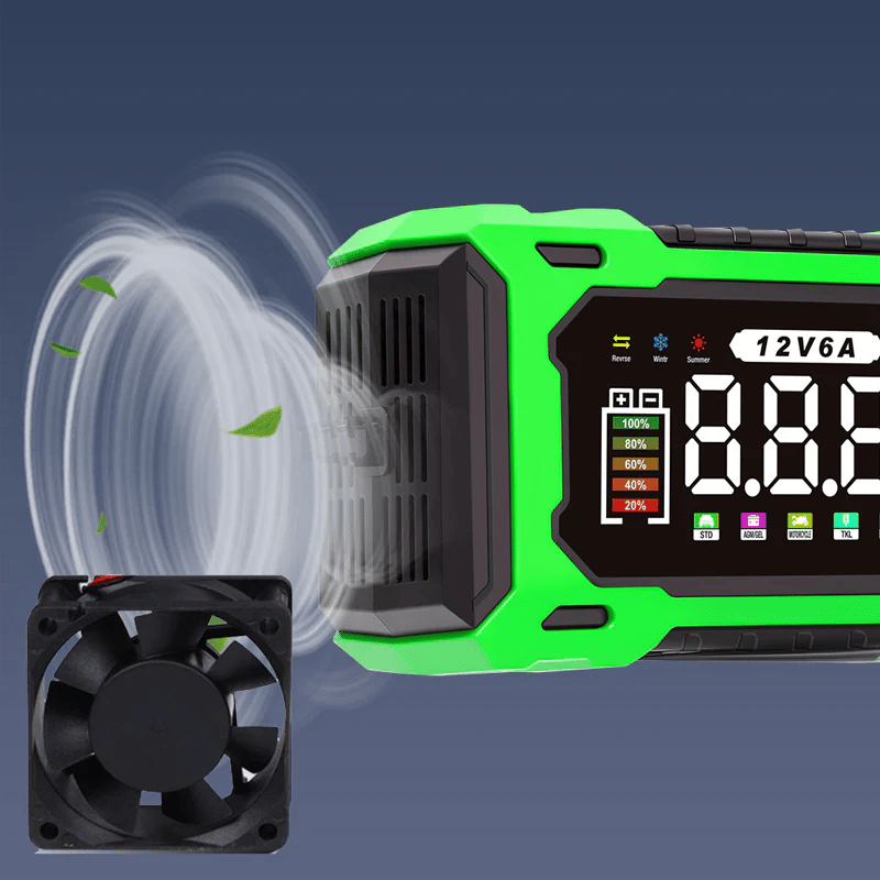 ⚡ Dailyardtool® 12V 6A Smart Car Battery Charger with Pulse Repair – Fast, Safe & Extend Battery Life 🚗🔋✨