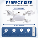 Dailyard™ No-Wiring Ceiling Fan Light with Remote Control