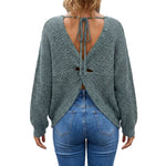 Autumn And Winter Loose Personalized Pullover Knitted Sweater