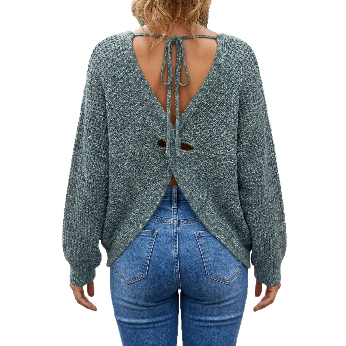 Autumn And Winter Loose Personalized Pullover Knitted Sweater