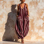Relaxed Linen-Blend Jumpsuit
