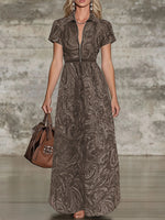 ?? Timeless Paisley Print Maxi Dress: Effortless Elegance for Every Occasion