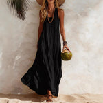Flowy Halter Maxi Dress