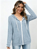 Women'S Long-Sleeved Hooded Tops And Sweatshirts