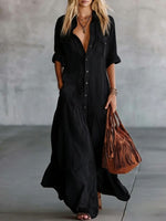 Casual Beach Vacation Chambray Dress