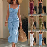 ?? 2026 Summer Must-Have | Ruched Sweetheart Midi Dress