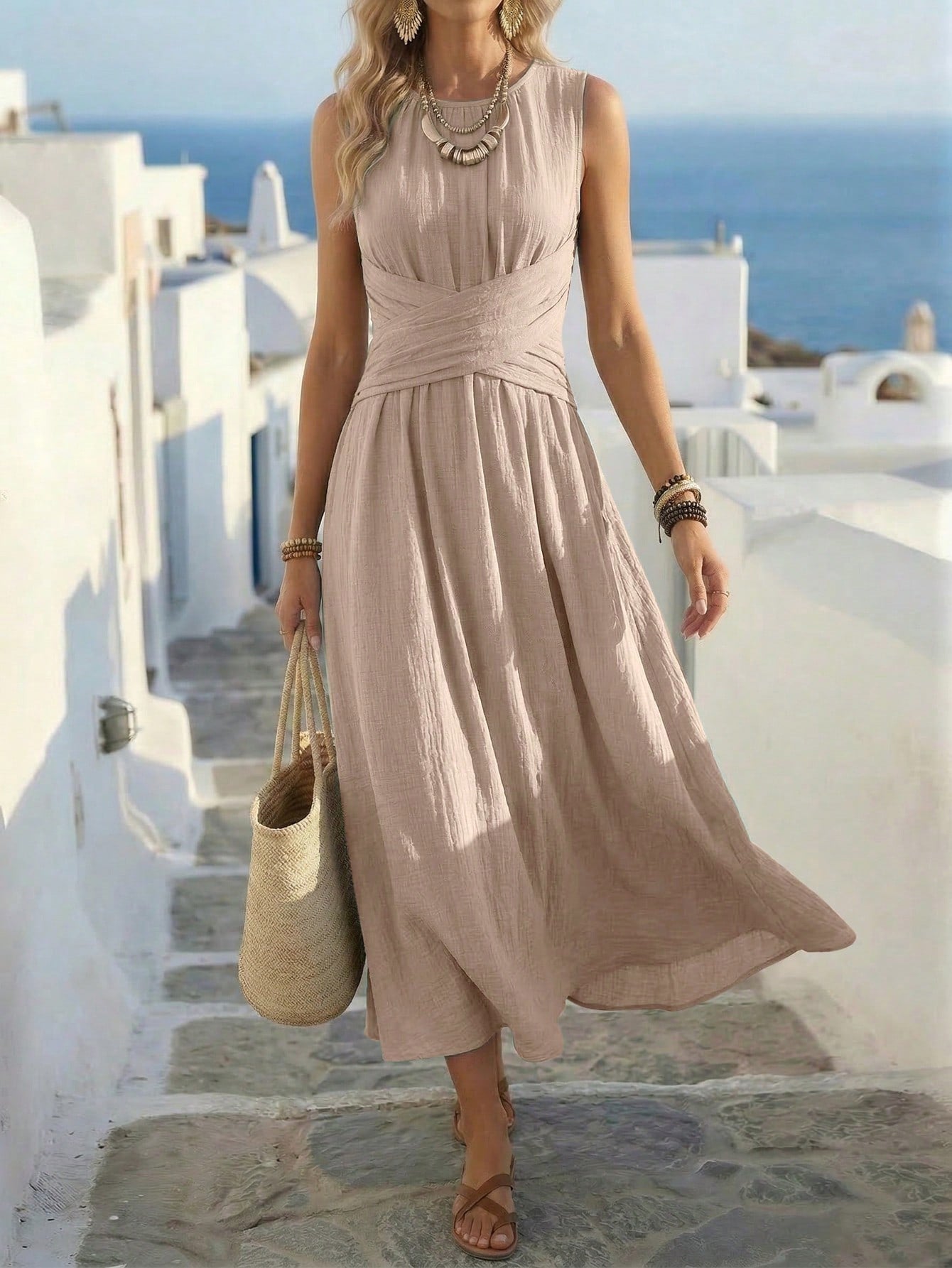 Women's Summer Sleeveless Maxi Dres