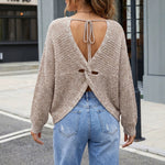 Autumn And Winter Loose Personalized Pullover Knitted Sweater