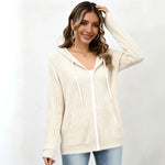 Women'S Long-Sleeved Hooded Tops And Sweatshirts