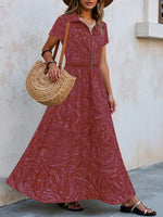?? Timeless Paisley Print Maxi Dress: Effortless Elegance for Every Occasion