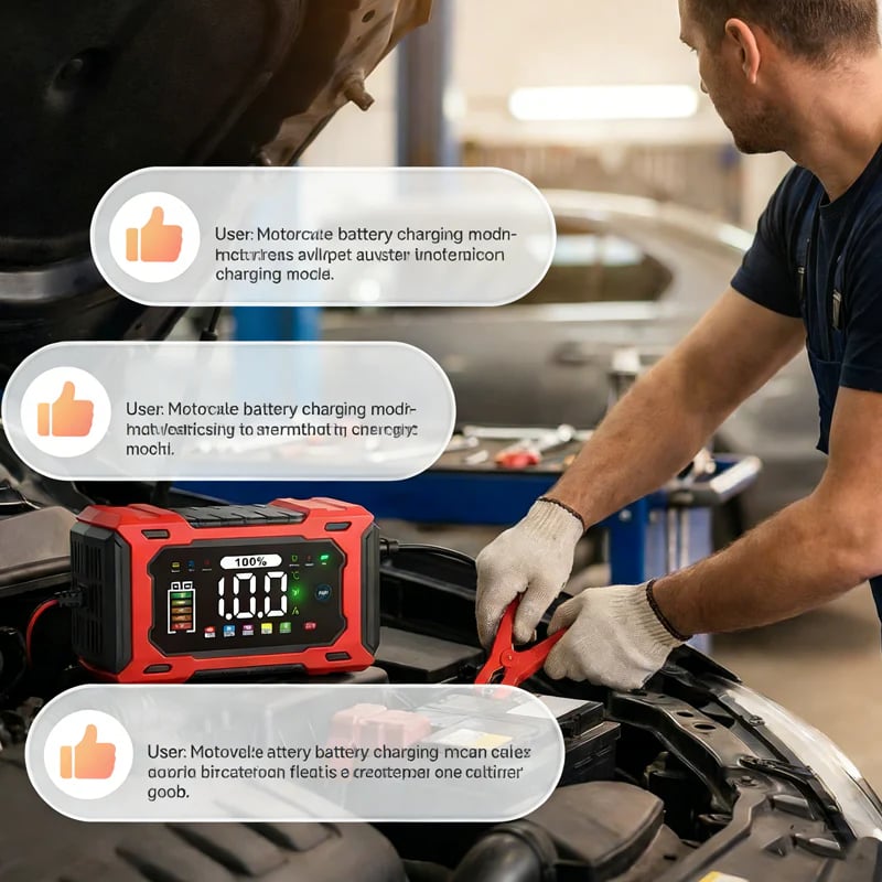 ⚡ Dailyardtool® 12V 6A Smart Car Battery Charger with Pulse Repair – Fast, Safe & Extend Battery Life 🚗🔋✨