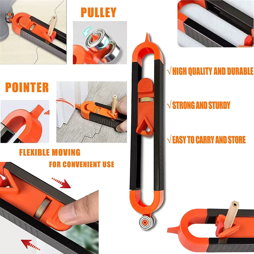 Dailyardtool®Contour Gauge Scribe Tool with Lock