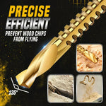 Dailyardtool® 🔩⚡Titanium‑Coated Twist Drill Set – 6 sizes, drills & saws in one