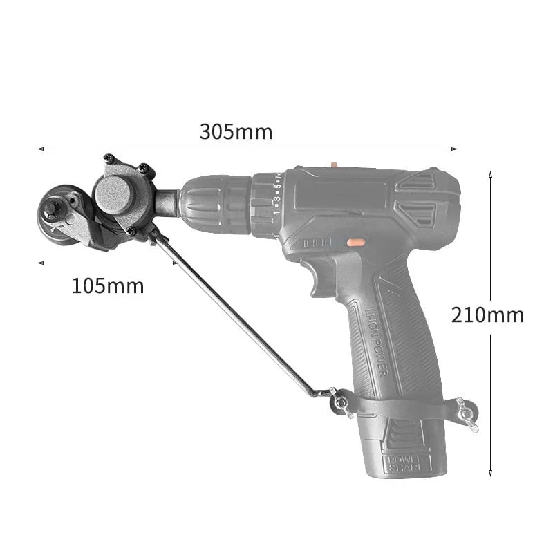 Dailyard™ Electric Drill Sheet Metal Cutter - 3-in-1 Tool for Steel, Aluminum & Copper with Laser-Guided Precision 🔧💥