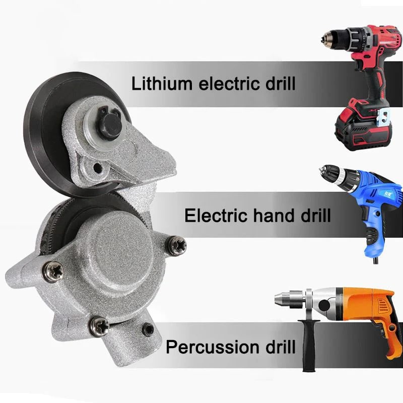 Dailyard™ Electric Drill Sheet Metal Cutter - 3-in-1 Tool for Steel, Aluminum & Copper with Laser-Guided Precision 🔧💥