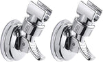 Adjustable shower head holder - Detachable shower head holder with suction cup - Drill-free shower head holde