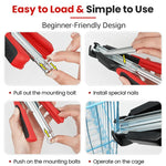 Dailyard™Auto-Feed Hog Ring Pliers Kit –Heavy Duty Fence & Cage Fastening Tool
